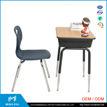 China High Quality Adult School Desk / Single Student Desk and Chair